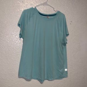 Champion athletic short sleeve top mint green size XL
